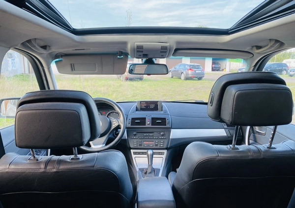 BMW X3 cena 31900 przebieg: 170896, rok produkcji 2008 z Kutno małe 277